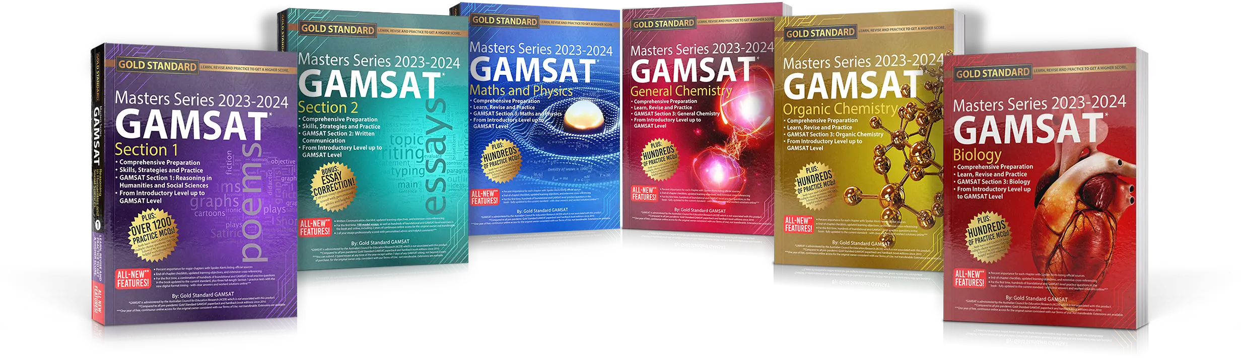 Gold Standard GAMSAT Preparation Textbooks